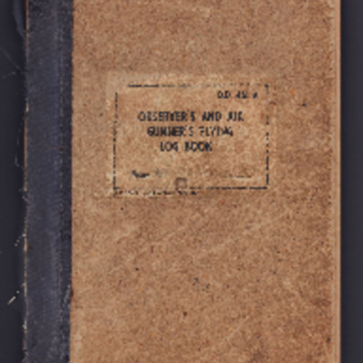 K A L Killeen’s observer’s and air gunner’s flying log book