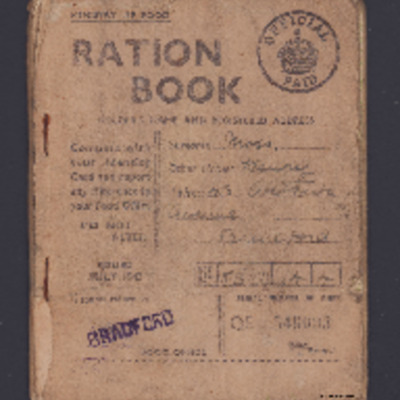 Henry Moss ration book