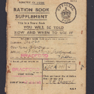 Henry Moss ration supplement book